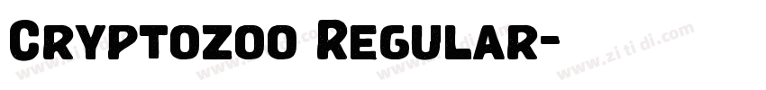Cryptozoo Regular字体转换